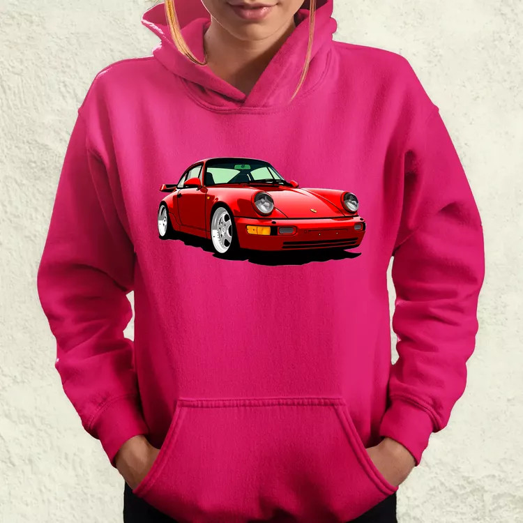Porsche 911 rajz v5 női pulóver