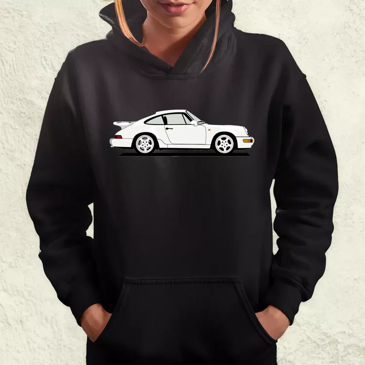 Porsche 911 rajz v6 női pulóver