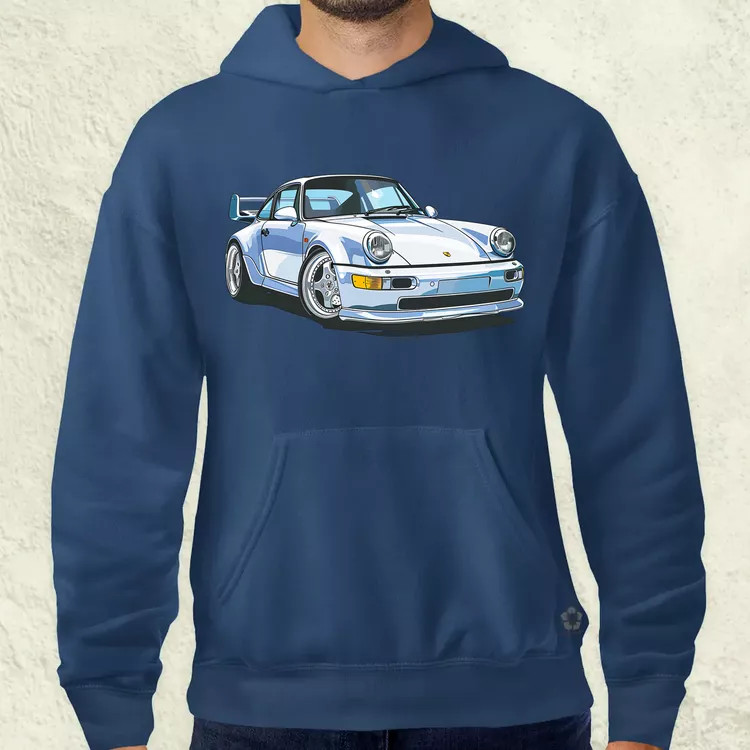 Porsche 911 rajz v7 férfi pulóver