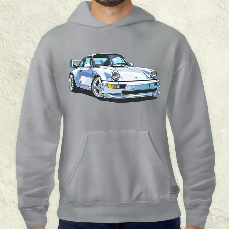 Porsche 911 rajz v7 férfi pulóver