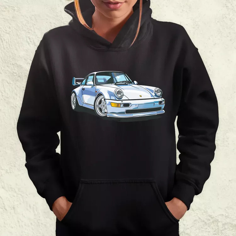 Porsche 911 rajz v7 női pulóver