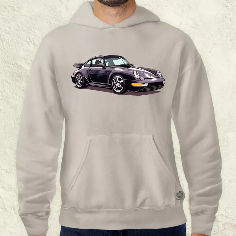 Porsche 911 rajz v8 férfi pulóver