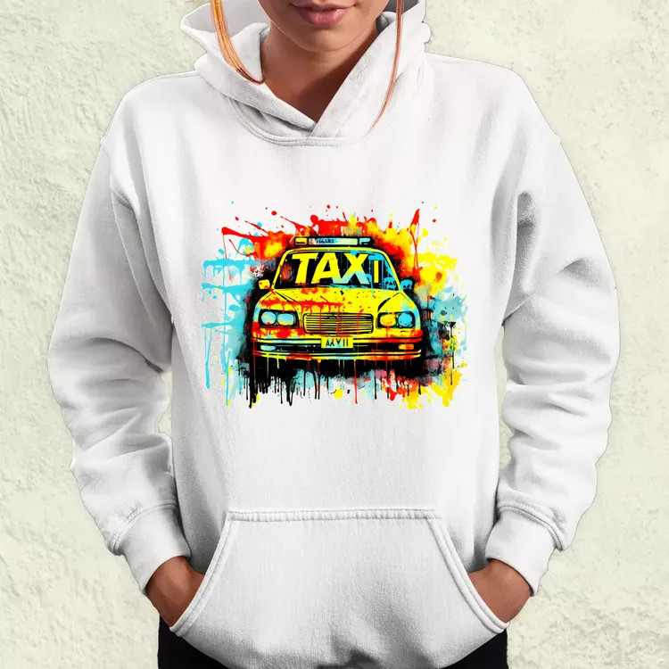 Taxi graffiti v2 női pulóver