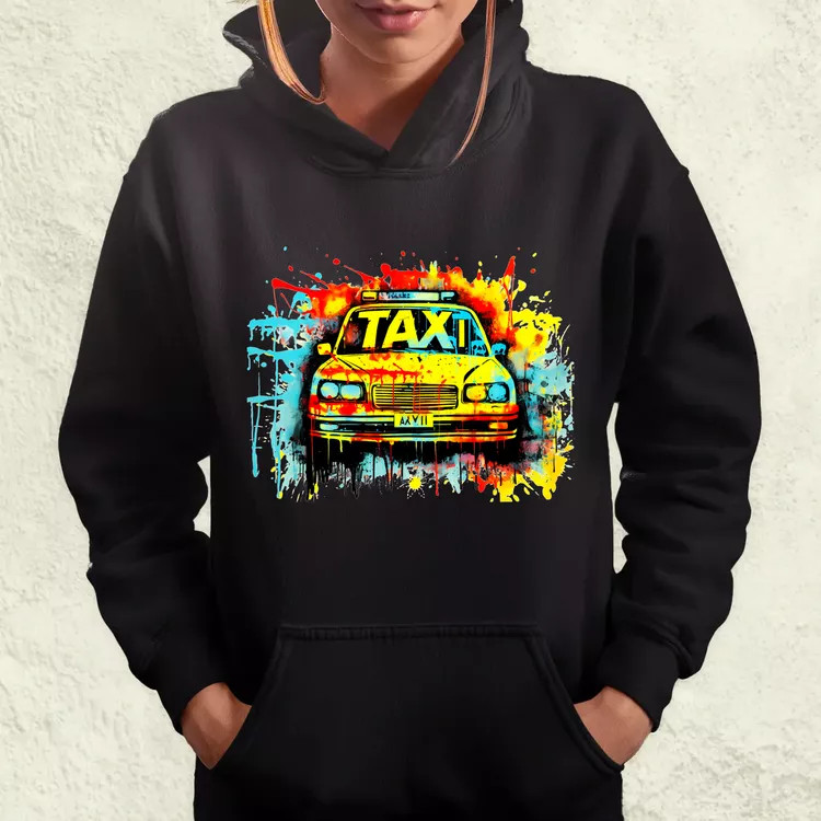 Taxi graffiti v2 női pulóver