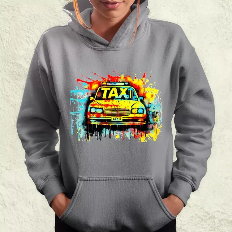 Taxi graffiti v2 női pulóver