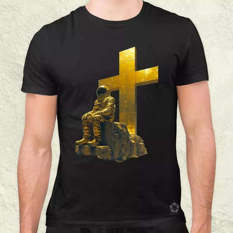 Arany kereszt v1 férfi póló