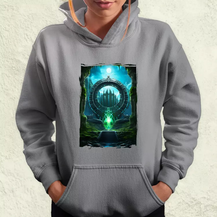 Csillagkapu fanart v3 női pulóver
