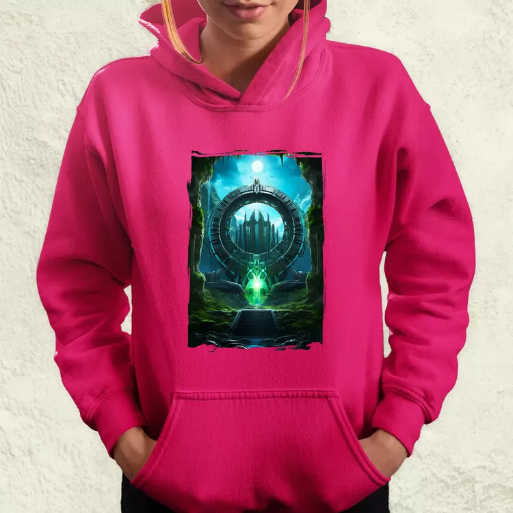 Csillagkapu fanart v3 női pulóver