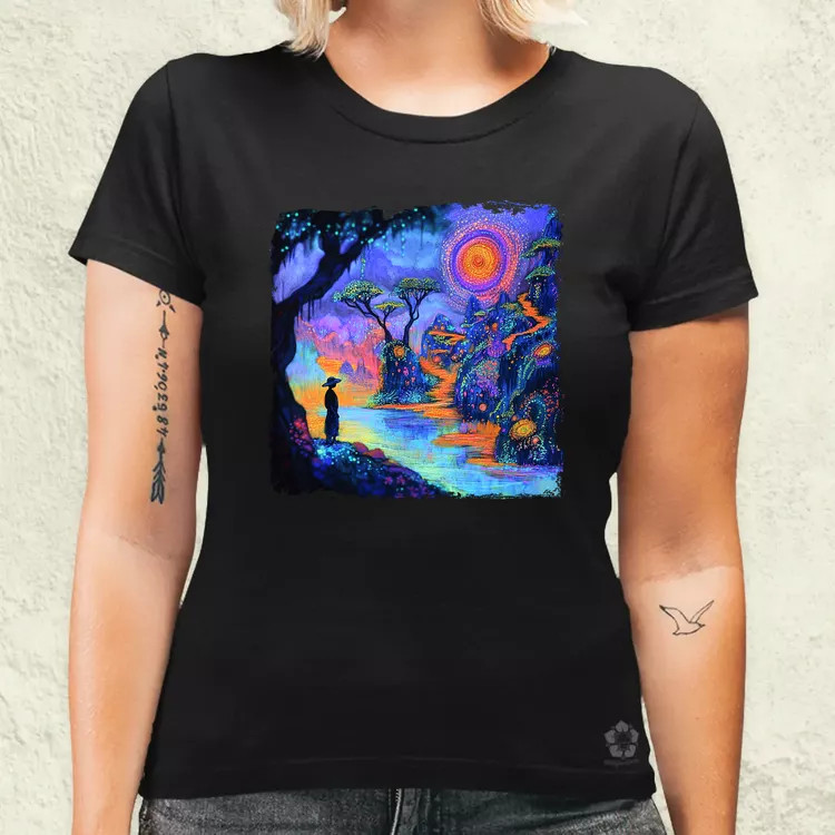 Ayahuasca utazás v3 női póló