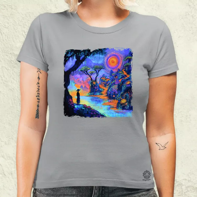 Ayahuasca utazás v3 női póló