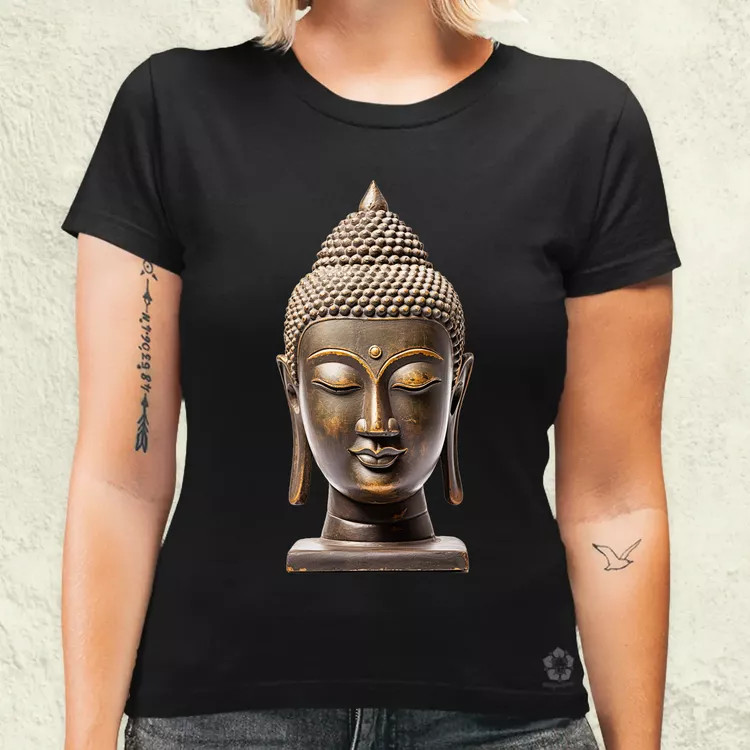 Buddha szobor v1 női póló