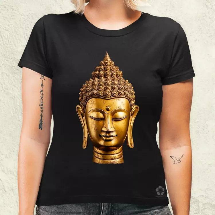 Buddha szobor v2 női póló