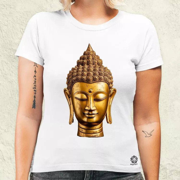 Buddha szobor v2 női póló