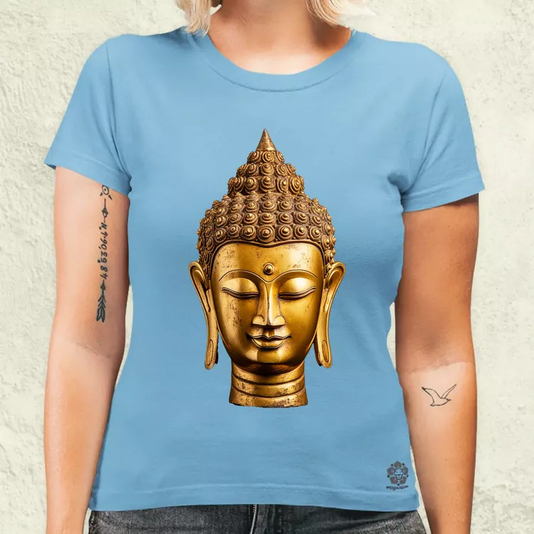Buddha szobor v2 női póló