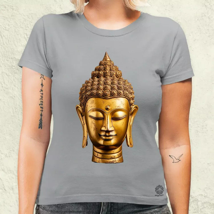 Buddha szobor v2 női póló