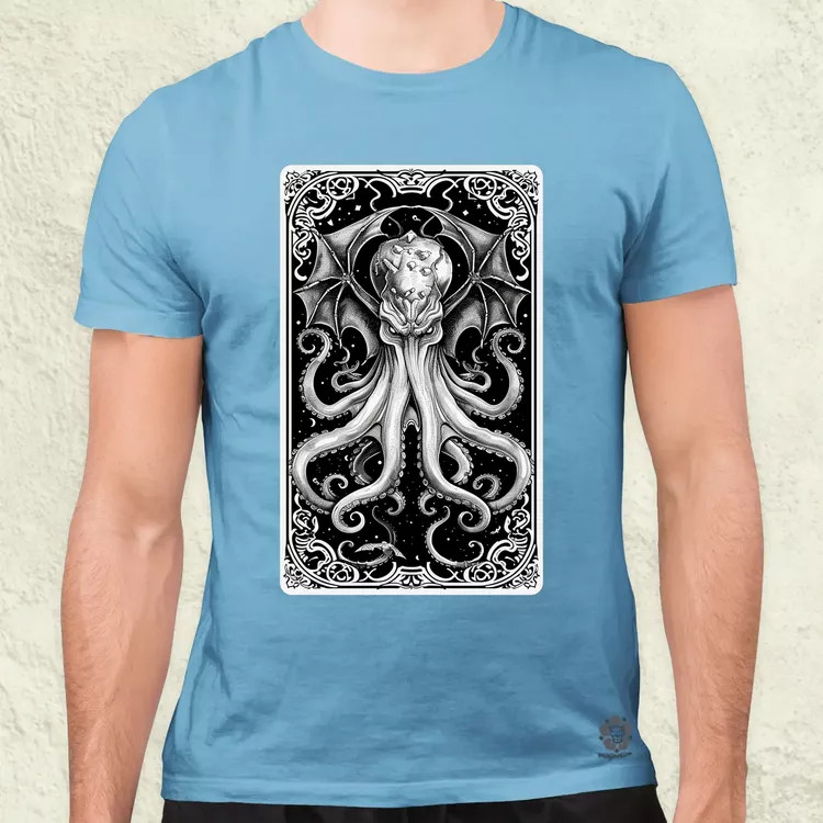 Cthulhu tarot v2 férfi póló