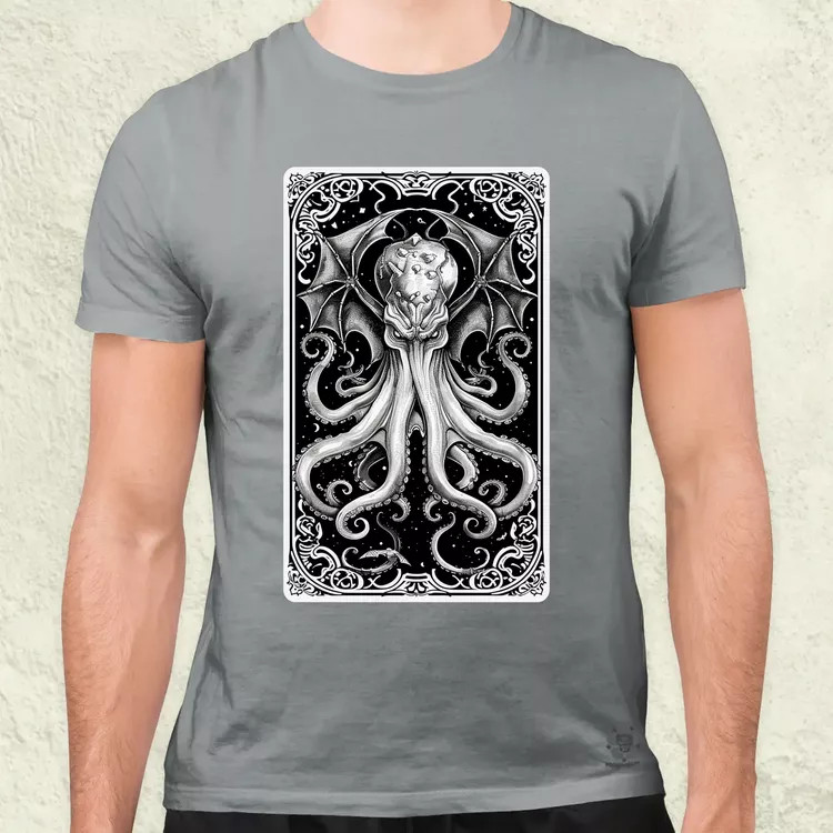 Cthulhu tarot v2 férfi póló
