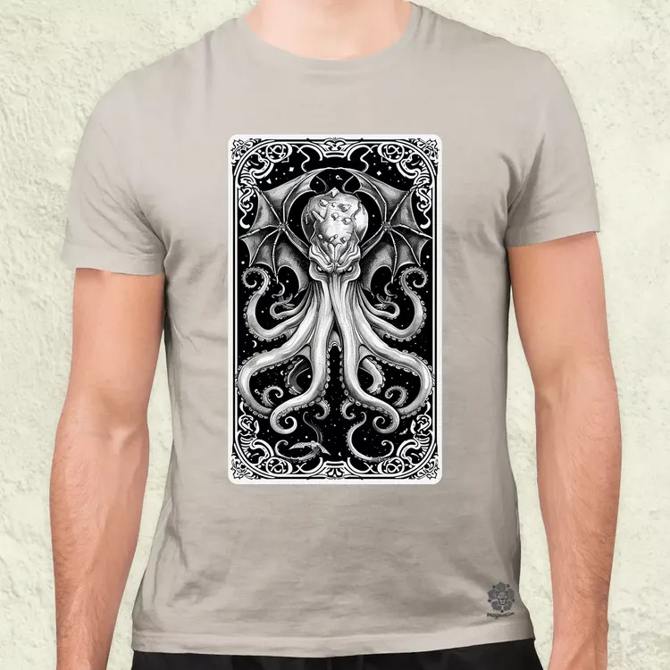 Cthulhu tarot v2 férfi póló