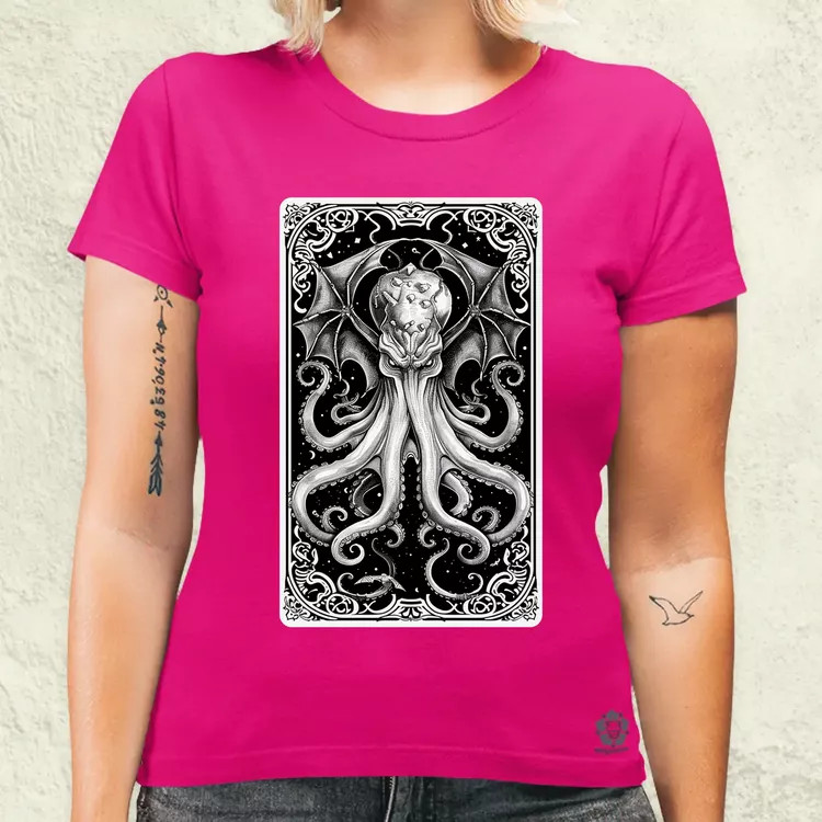 Cthulhu tarot v2 női póló