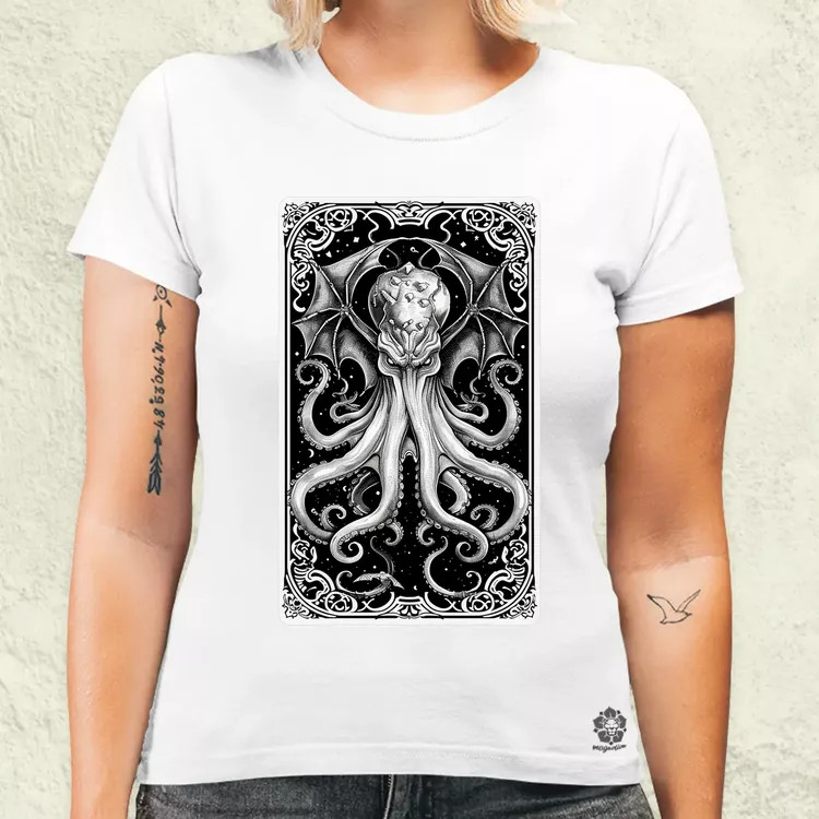 Cthulhu tarot v2 női póló
