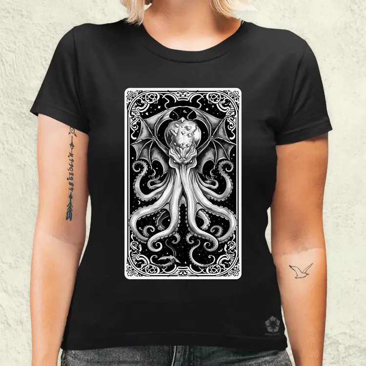 Cthulhu tarot v2 női póló