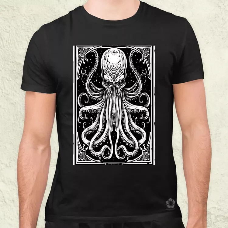 Cthulhu tarot v3 férfi póló