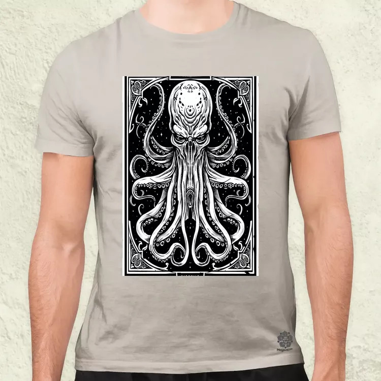 Cthulhu tarot v3 férfi póló