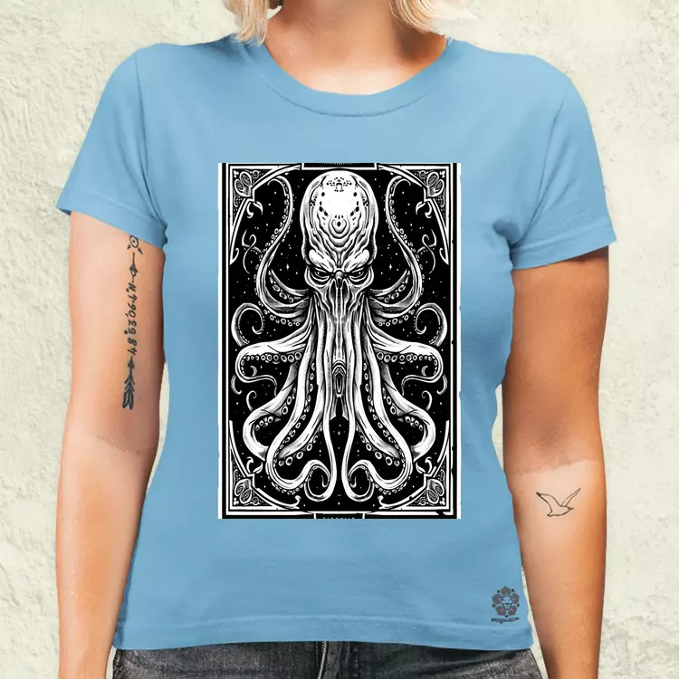 Cthulhu tarot v3 női póló