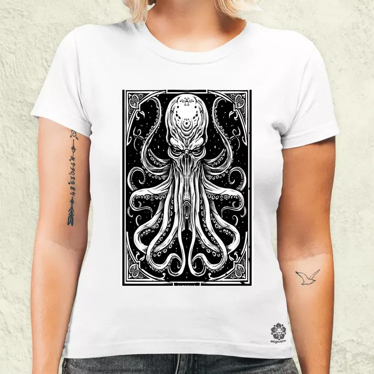 Cthulhu tarot v3 női póló
