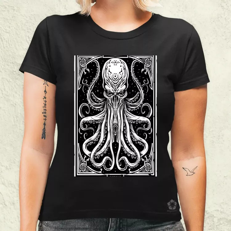 Cthulhu tarot v3 női póló