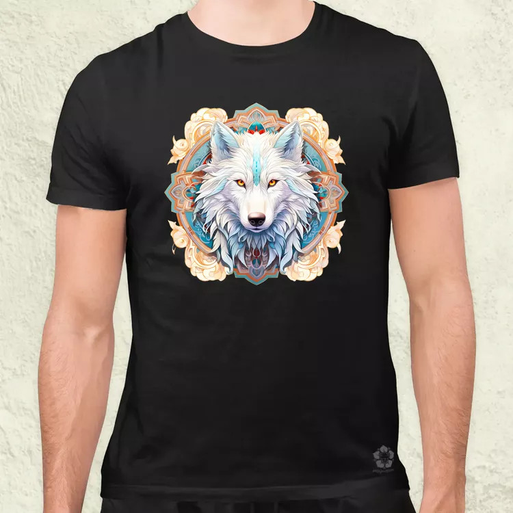 Farkas mandala fantázia v2 férfi póló