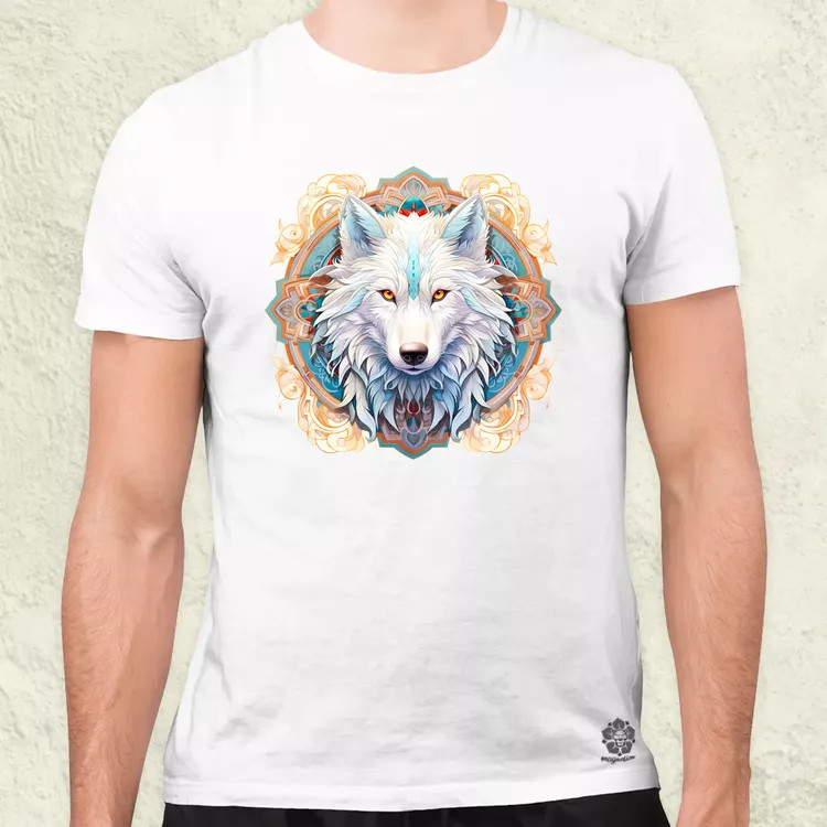 Farkas mandala fantázia v2 férfi póló