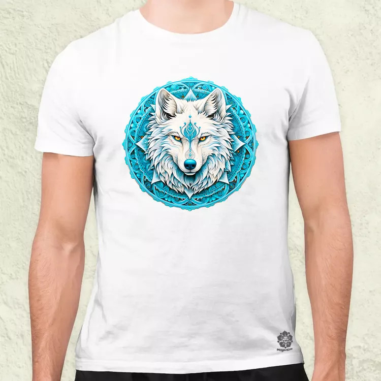 Farkas mandala fantázia v4 férfi póló