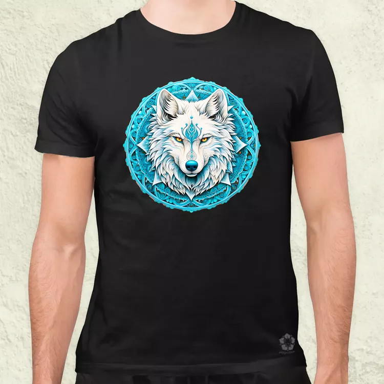 Farkas mandala fantázia v4 férfi póló