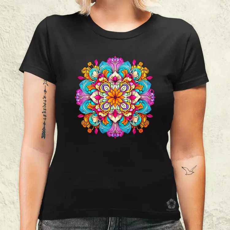 Mandala fantázia v3 női póló