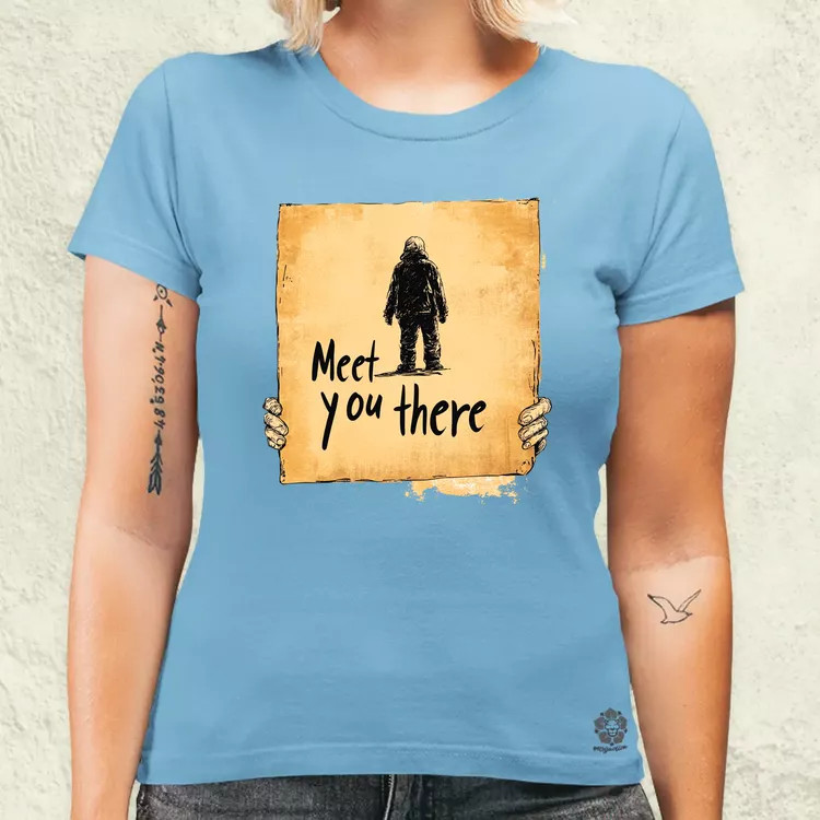 Meet you there v2 női póló