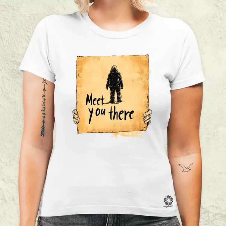 Meet you there v2 női póló