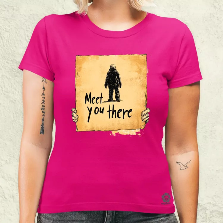 Meet you there v2 női póló