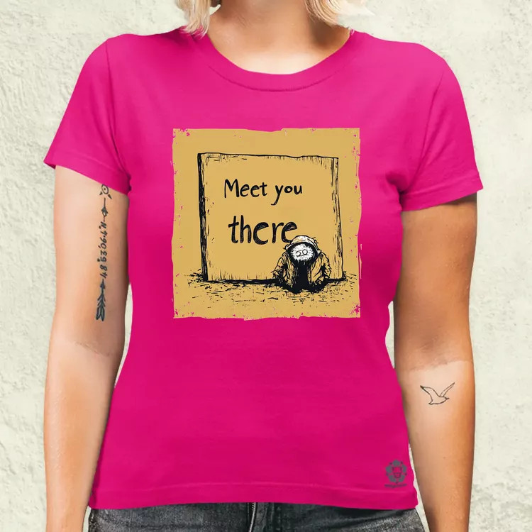 Meet you there v3 női póló