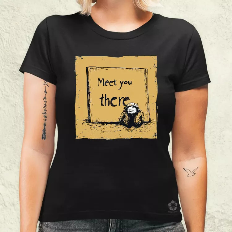 Meet you there v3 női póló