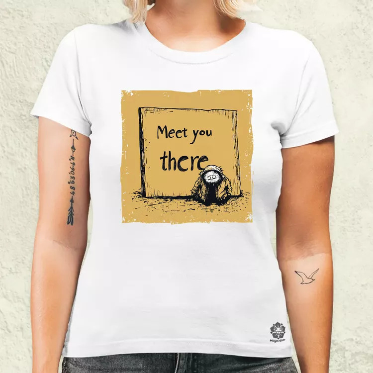 Meet you there v3 női póló