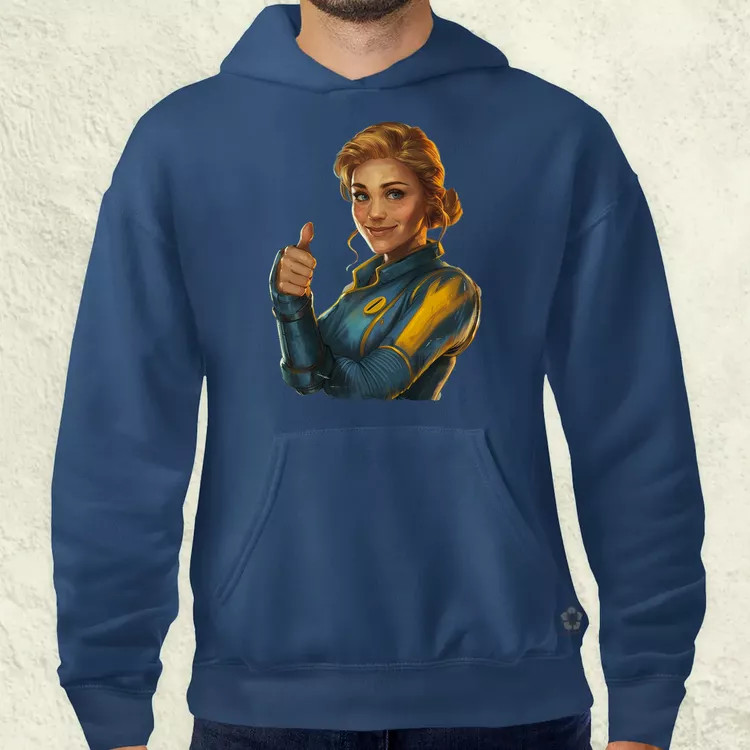 Fallout Lucy fanart v1 férfi pulóver