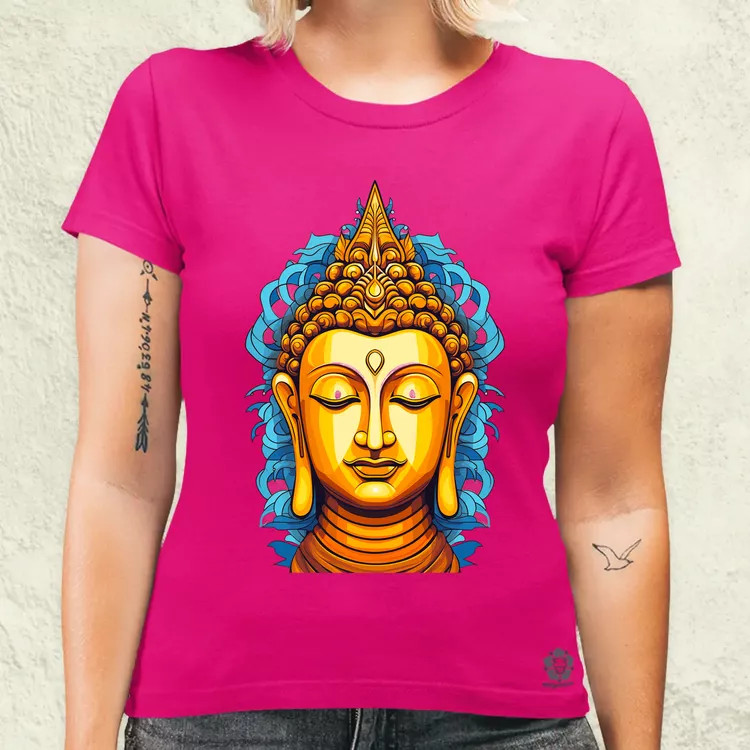 Pop art Buddha szobor v1 női póló