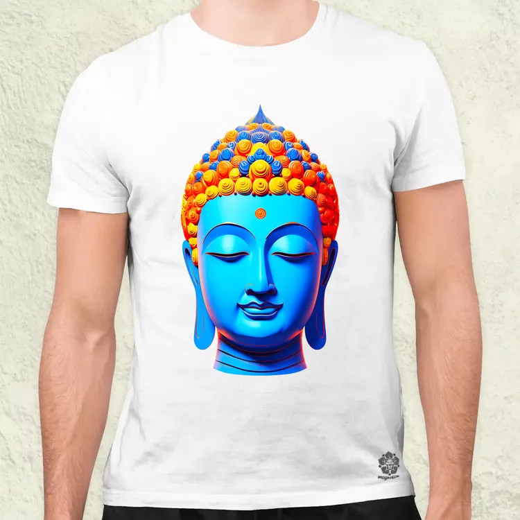 Pop art Buddha szobor v2 férfi póló