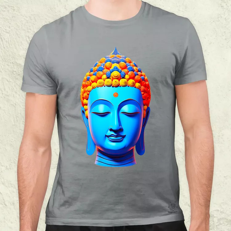 Pop art Buddha szobor v2 férfi póló