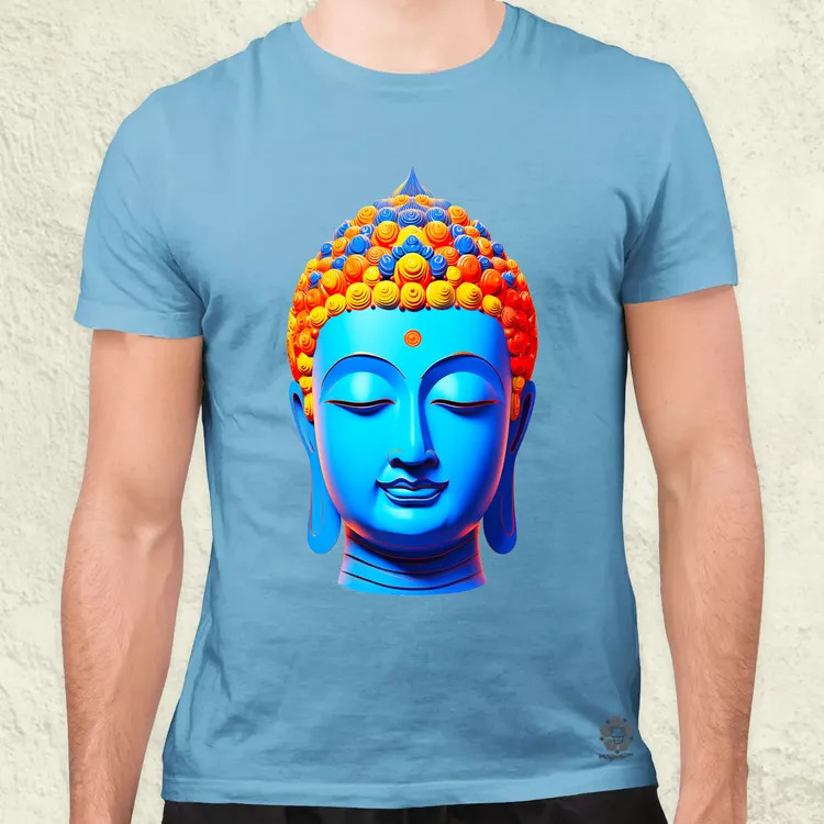 Pop art Buddha szobor v2 férfi póló