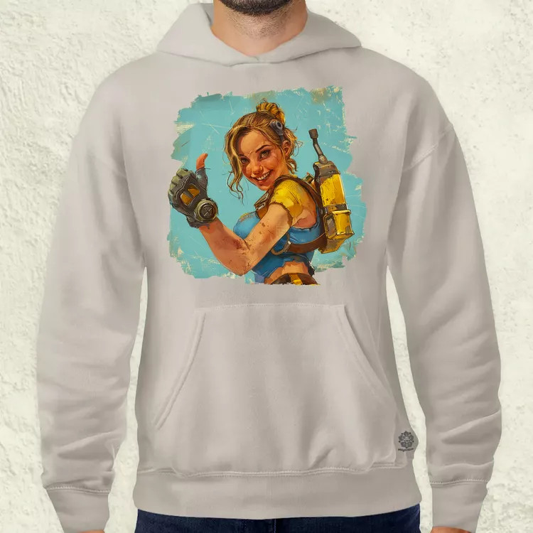 Fallout Lucy fanart v2 férfi pulóver