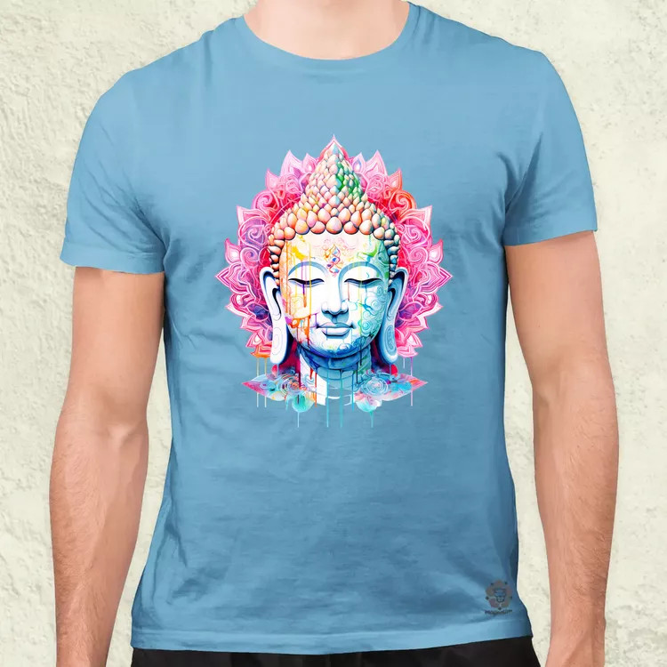 Pszichedelikus Buddha v11 férfi póló