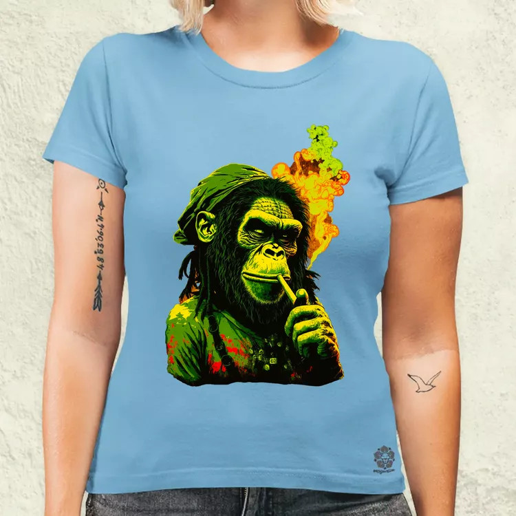 Reggae majom v2 női póló