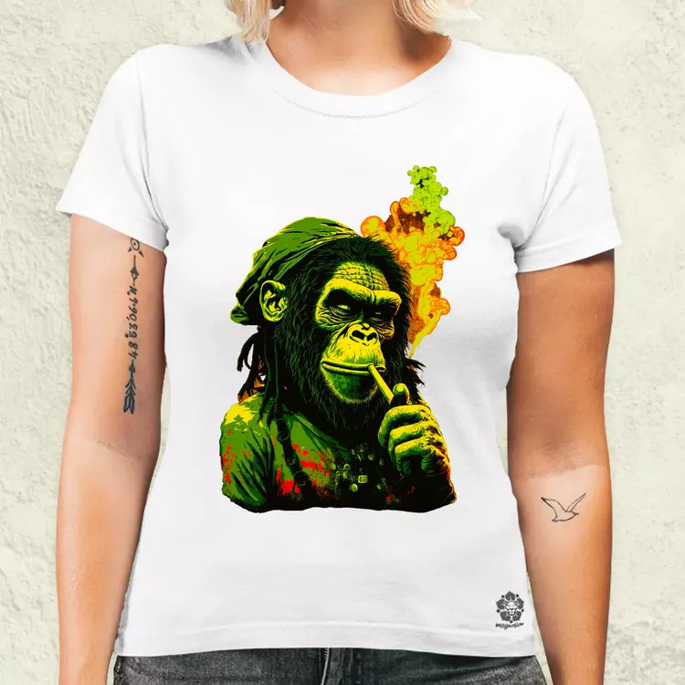 Reggae majom v2 női póló
